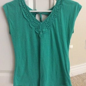 T shirt with tie back